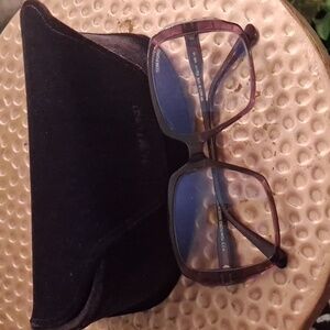 TOM FORD Stylish Purple Eyeglasses W/ Case